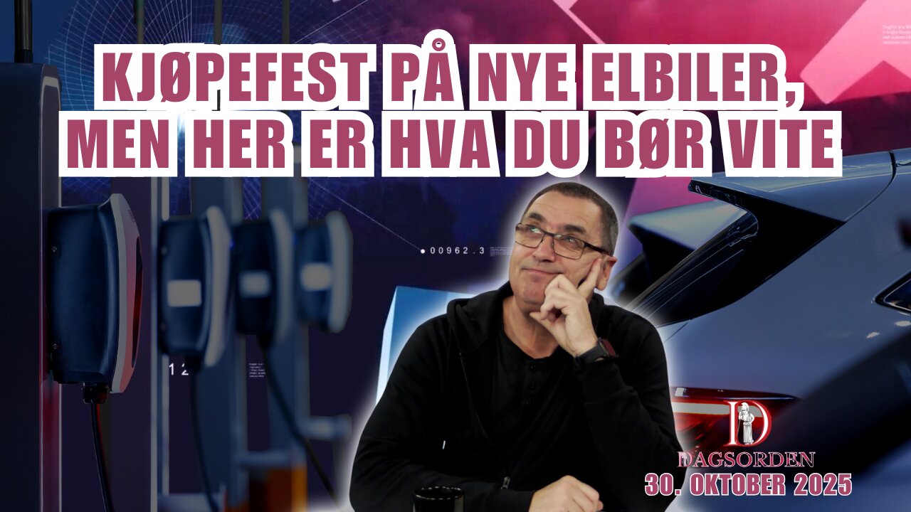Kjøpefest på nye elbiler, men her er hva du bør vite | Dagsorden 30. oktober 2025