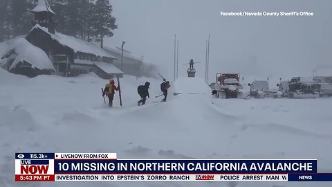 Lake Tahoe avalanche: 10 skiers missing, 6 found alive in California