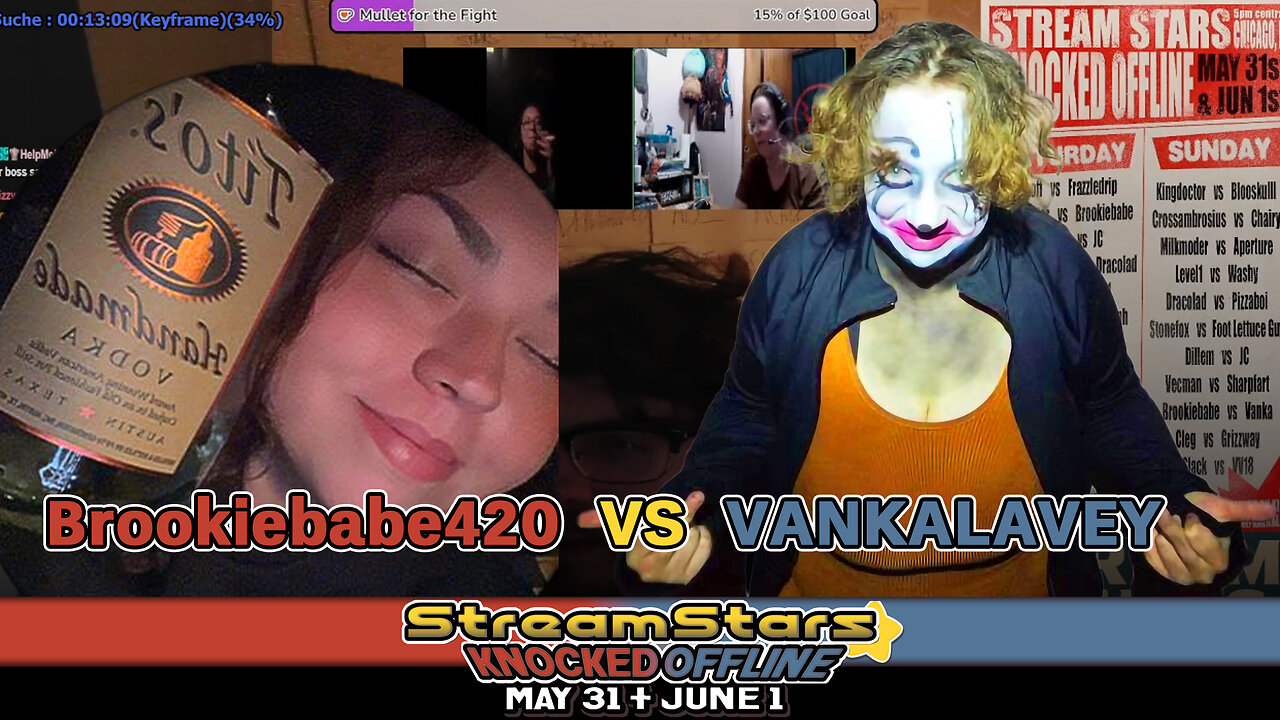 Brookiebabe420 VS VANKALAVEY pre-event fight interview | Stream Stars: Knocked Offline