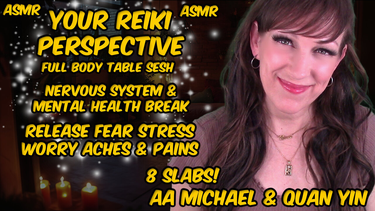 ASMR Reiki Full Body Session✨Stress Worry Mental Health & Nervous System Reset😀AA Divine Healing