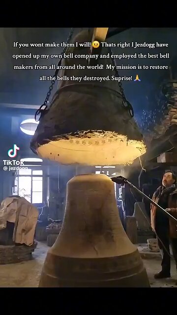 The forging of a new Great Bell…. the bells are returning