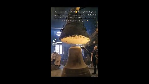 The forging of a new Great Bell…. the bells are returning