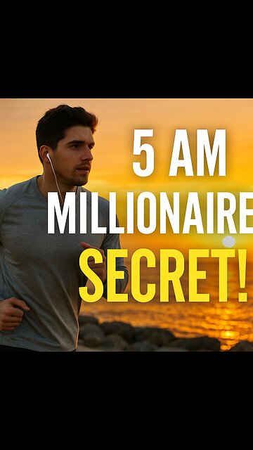 Start at 5 AM ⏰. Change your life forever 💪.