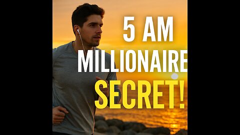 Start at 5 AM ⏰. Change your life forever 💪.