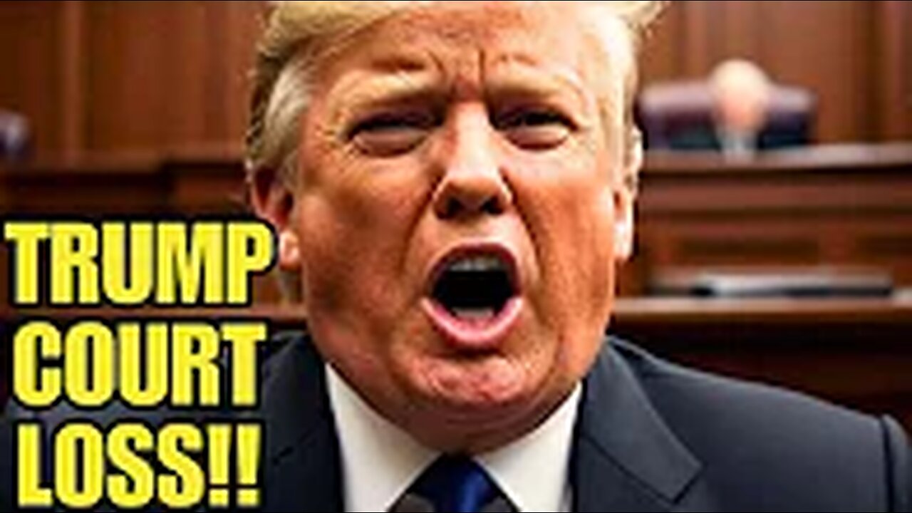 ТRUМР ЅСRЕАМЅ ІΝЅІDЕ СОURТООМ аfter LОЅІΝG: ІТЅ ΝОТ FАІR!