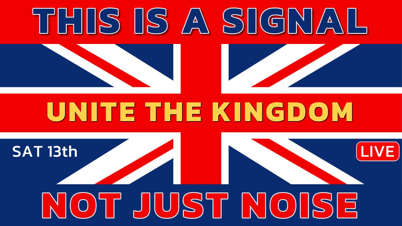 🚨LIVE: 🇬🇧 Tommy Robinsons' London Rally - 'Unite The Kingdom' 🇬🇧
