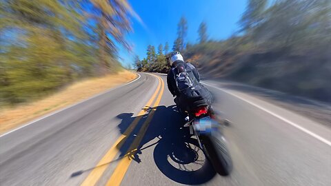 Enjoying the Prescott Twisties on the way home...