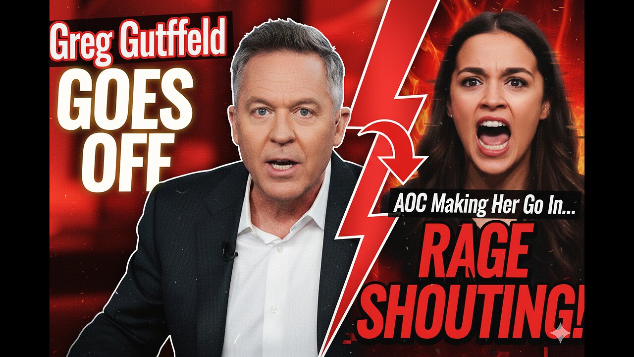 Greg Gutfeld GOES OFF On AOC Making Her Go In RAGE SHOUTING!