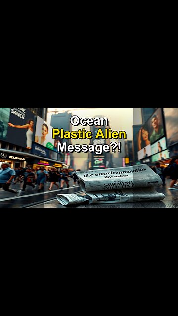 Ocean Plastic: Secret Message From Aquatic Aliens? #shorts
