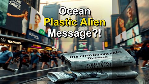 Ocean Plastic: Secret Message From Aquatic Aliens? #shorts