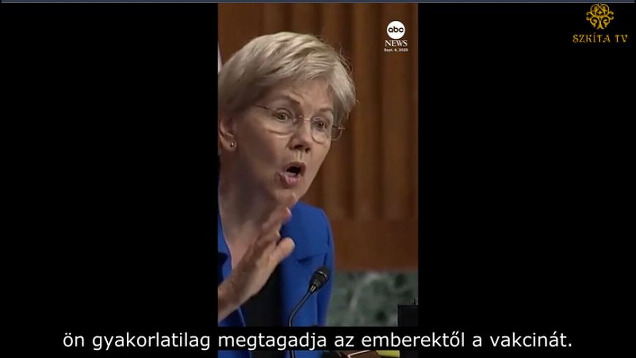 Elizabeth Warren szenátor nagyon dühös Kennedy-re