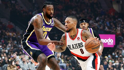 BLAZERS 132-116 LAKERS! Sharpe 25, LeBron Triple-Double FAIL!