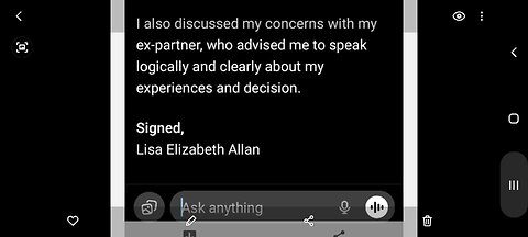 3-Lisa's Legal Statement re hospital meds 808am 20/9/2025