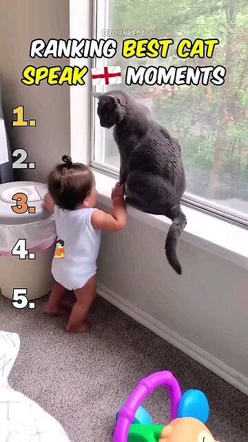Ranking best cat speaking English Moments