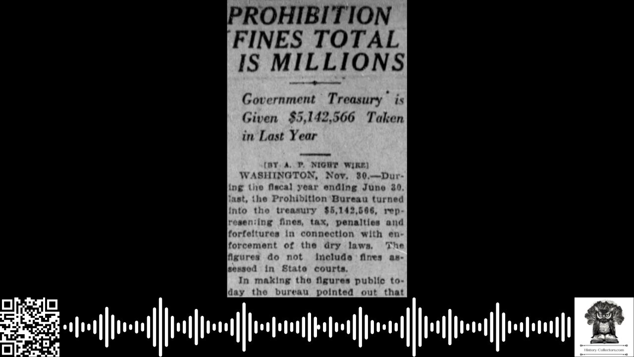 #OnThisDate April 1, 1927: Enforcing Temperance