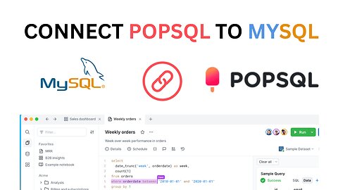 How to connect popsql to mysql on windows