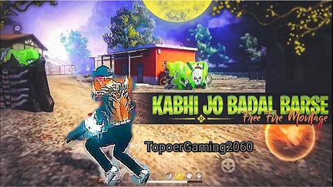 Kabhi Jo Badal Barse ⛈️| free fire song status | free fire status | ff Status