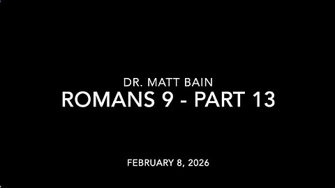 Romans chapter 9, part 13