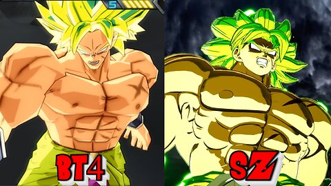 Broly(DBS) - Dragon Ball Sparking Zero VS Budokai Tenkaichi 4