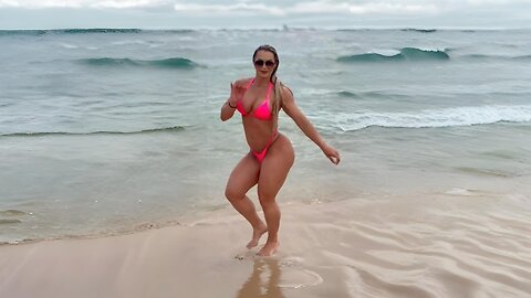 🔥 Beach Goddess in Pink Bikini – She Stuns Everyone! | SheGoesViral