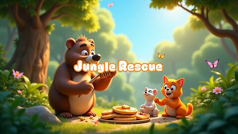 Brave Bear & Friends Save Animals from Storm!