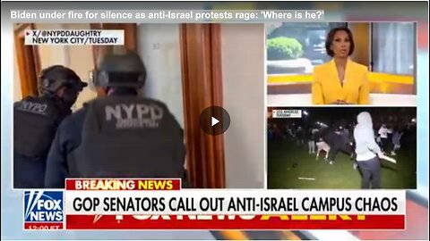 "Biden Criticised for Absence Amidst Anti-Israel Protests' Outrage"