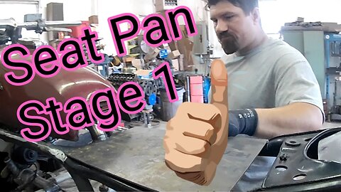 Custon Honda GL100 Goldwing Seat Pan Day 1