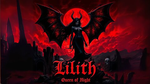 Lilith: Queen of Night | Official Lyric Video | Heavy Metal Anthem ft. Lilith Svartr