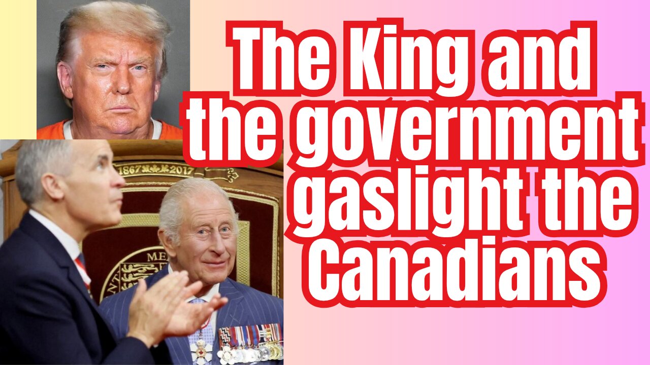 The Canadian government writes a speech for the King.