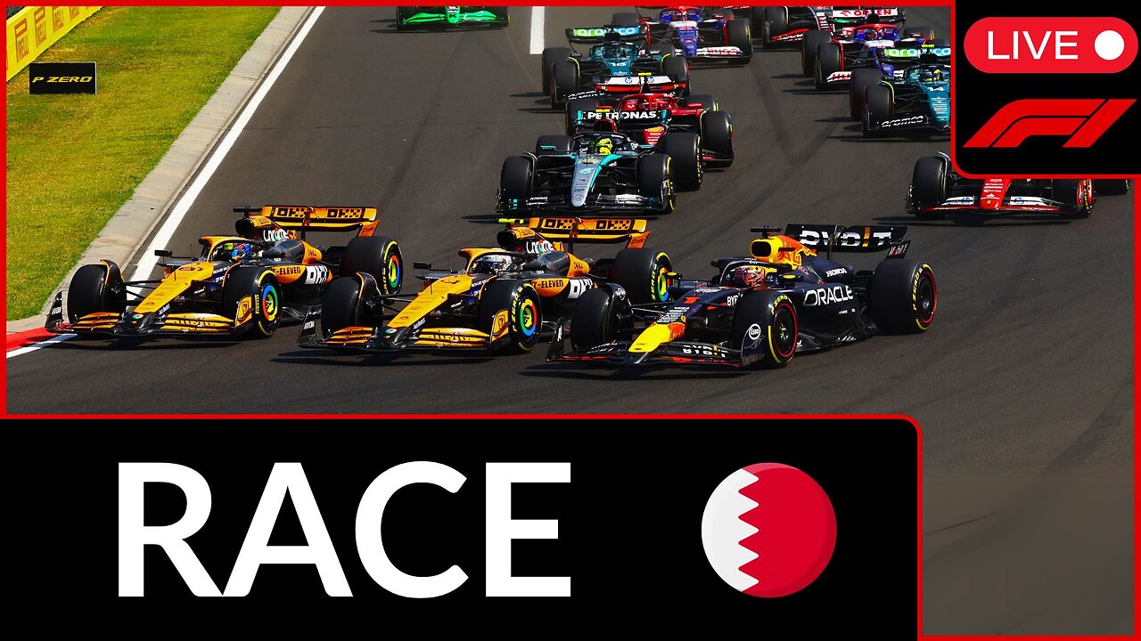 🔴F1 Live Bahrain GP Race Watchalong | Commentary + Timings