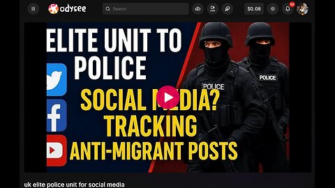 UK ELITE POLICE UNIT TRACKING SOCIAL MEDIA