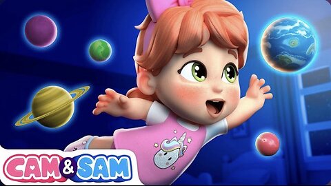 Cam And Sam - Surprise Egg Solar System Song