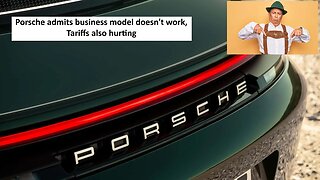 Porsche admits EV business model doesn’t work, tariffs also hurting