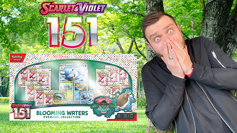 Opening the Pokémon 151 Blooming Waters Premium Collection – Insane Pulls!