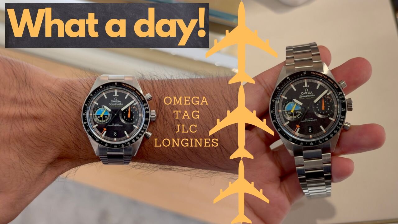 Watch window shopping drained my energy! Omega, Tag, JLC, Longines.