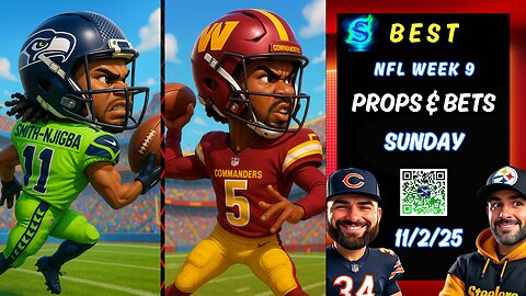 🏈 BEST NFL Picks Week 9 2025 | FREE NFL Player Props |PRIZEPICKS TODAY