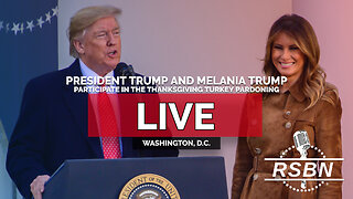 LIVE: President Trump and Melania Trump Participate in the Thanksgiving Turkey Pardoning - 11/25/25