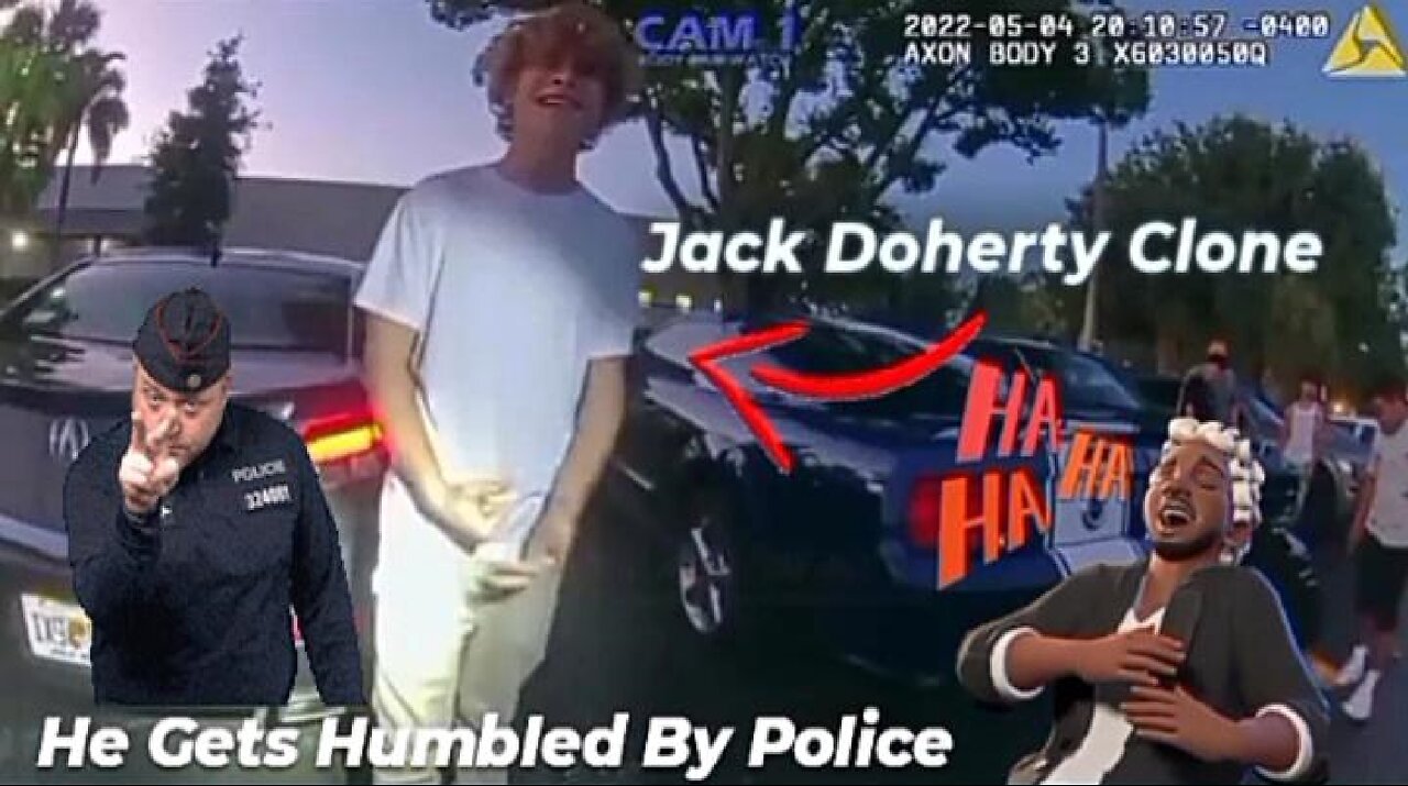 Fake Tough Guy Gets Arrested After Talking Trash & Threatening Cop
