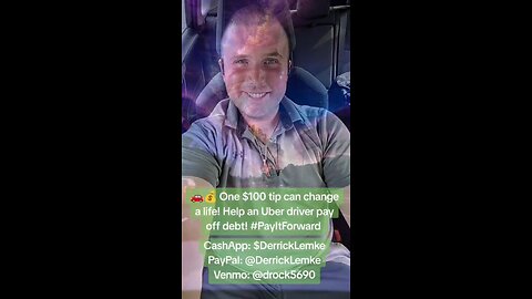 URGENT: Crush an Uber Driver’s $100K Debt with CashApp, PayPal, Venmo – Retweet to Change a Life!