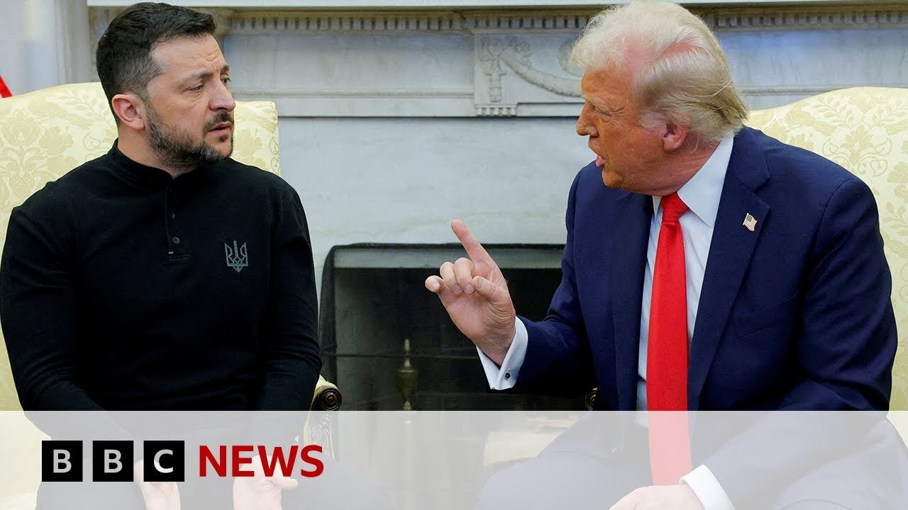 ‘Zelensky can end war with Russia immediately if he wants to’, says Trump | BBC News