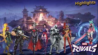 Marvel Rivals Gameplay Feat Psylocke, Phoenix, Punisher, Moon Knight, Magik, Black Widow & Hela