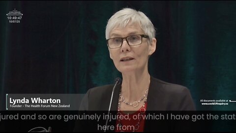 Lynda Wharton (Health Forum NZ ⎹ Presentation to the Royal Commission of Inquiry (10.7.25)