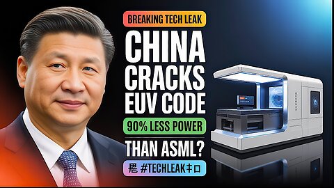 China Just Broke the EUV Code… With 90% Less Power?! 🚀⚡ #TechLeak