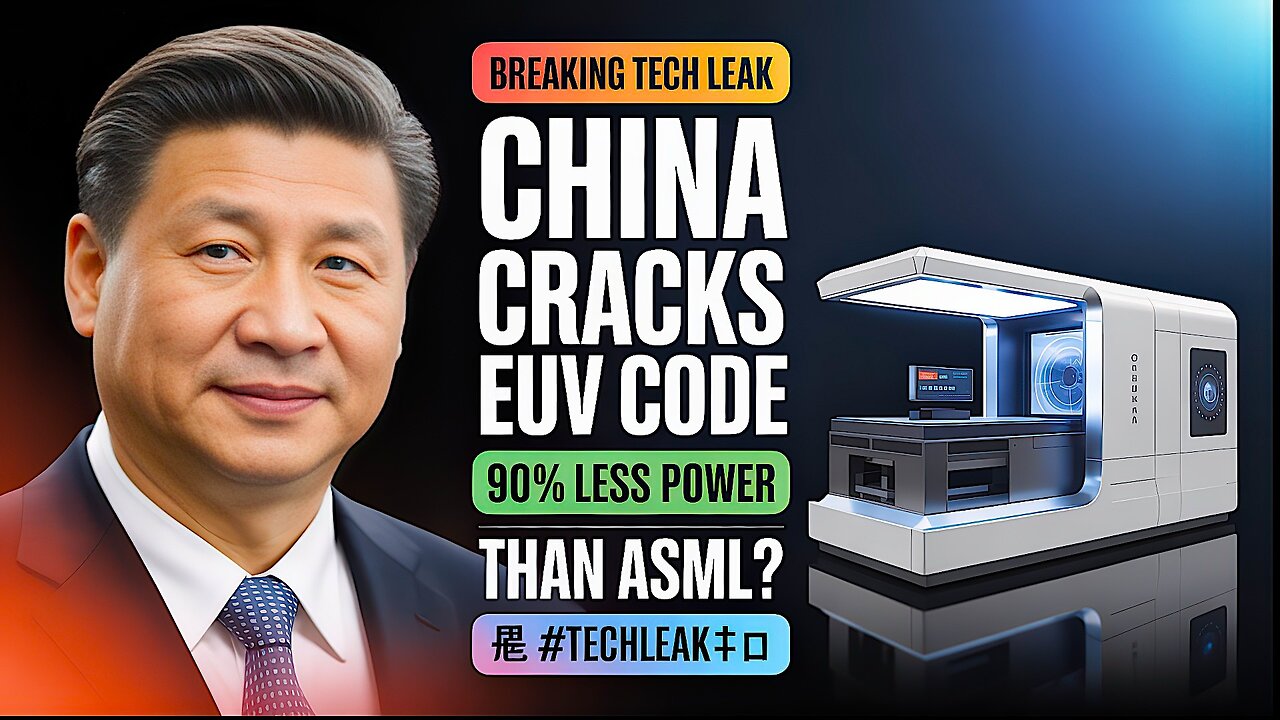 China Just Broke the EUV Code… With 90% Less Power?! 🚀⚡ #TechLeak