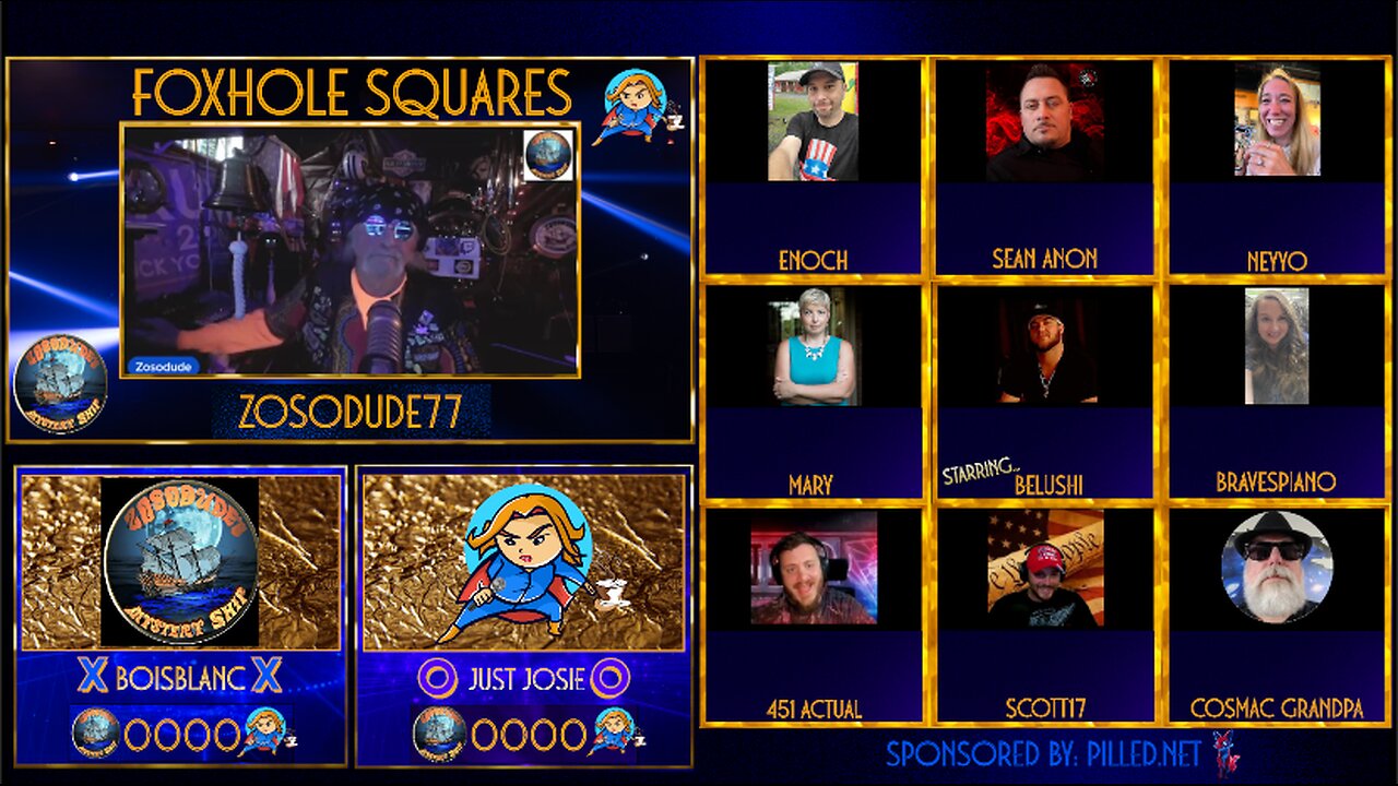 Encore... FoxHole Squares | Episode 14 | Sandra, Zosodude77 & Belushi 10:00pm EST