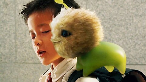 ALIEN DOG uses his SUPER POWERS to help a BOY