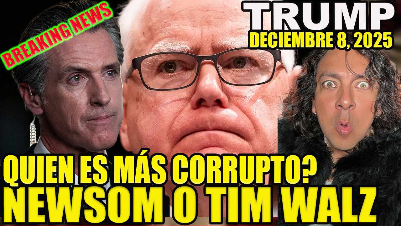 QUIEN ES MAS CORRUPTO? NEWSOM O TIM WALZ? LOS EXPONGO