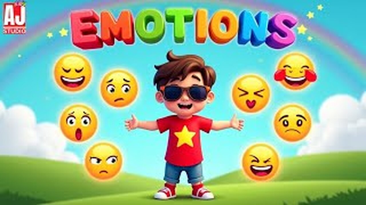 Feelings and Emotions for Kids 😊😡😢 | Learn with Fun Cartoons 😊