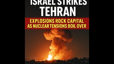 Israel Strikes Tehran: Explosions Rock Capital as Nuclear Tensions Boil Over
