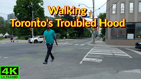 【4K】Is This Toronto's Most DANGEROUS Neighborhood? Evening Walk in 30°C Canada 🇨🇦
